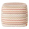 Missoni Home Collection Other Outdoor Furniture<Capri Cube Red & Pink Tones Outdoor Soft Pouf