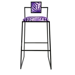 Francesco Della Femina Bar Stools<Capri Fuochi Viola Iron Bar Stool