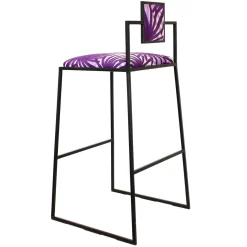 Francesco Della Femina Bar Stools<Capri Fuochi Viola Iron Bar Stool