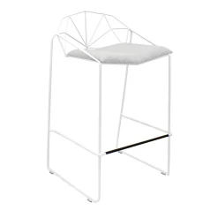 Trevisan Italia Bar Stools<Capri White and Gray Stool