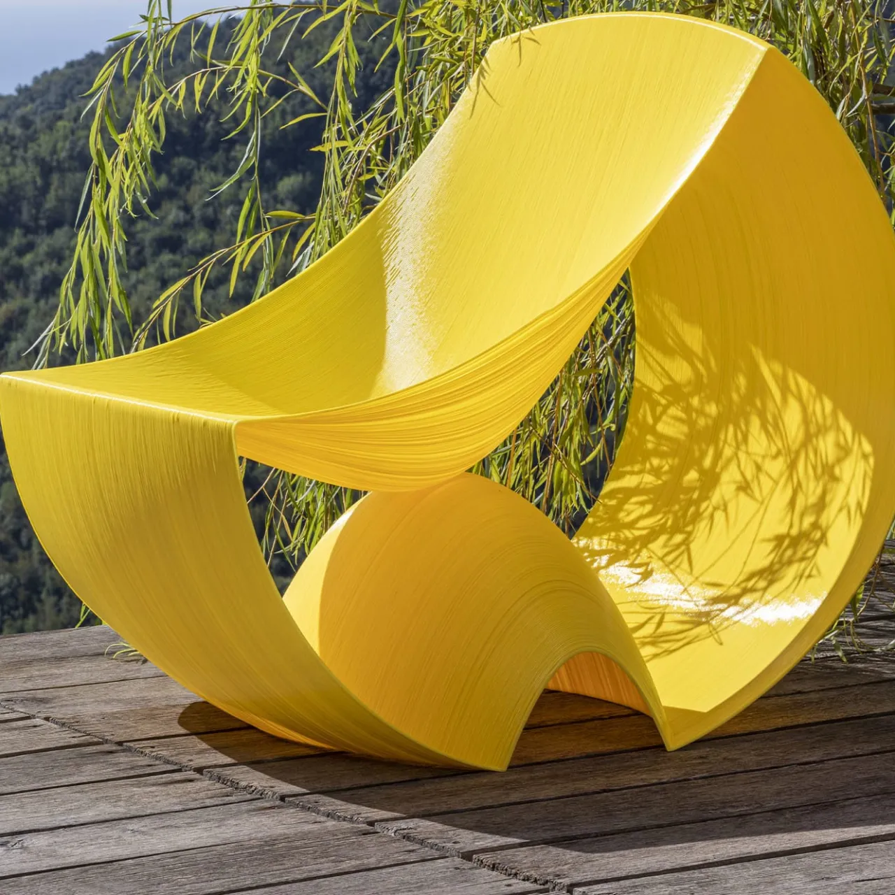 Mediterranea Design Lounge Chairs<Capri Yellow Lounge Chair
