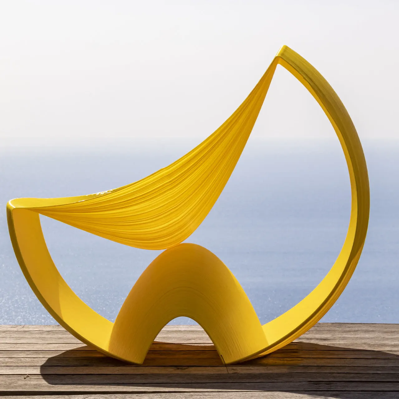 Mediterranea Design Lounge Chairs<Capri Yellow Lounge Chair