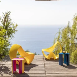 Mediterranea Design Lounge Chairs<Capri Yellow Lounge Chair