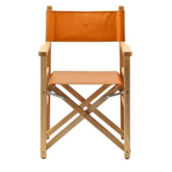 Il Bisonte Chairs<Caramel Leather Director Chair