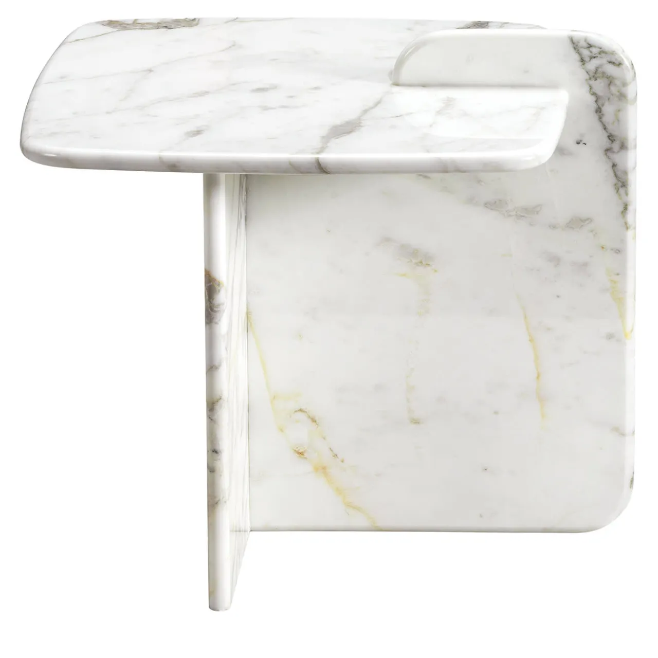 Ghidini 1961 Nightstands<Cards Marble Nightstand by Lorenza Bozzoli