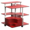 Codiceicona Side Tables<Carello Musica 1968 Red Trolley With Wheels by Joe Colombo