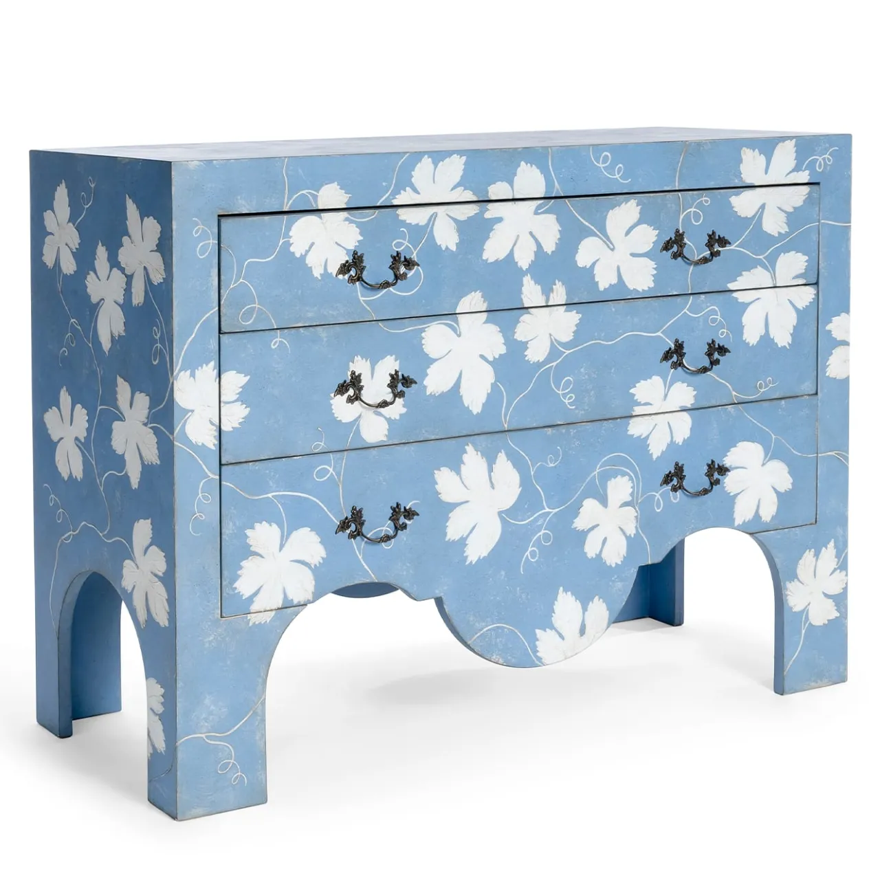 Porte Italia Dressers<Ca'Rezzonico Parma Blue Chest of Drawers