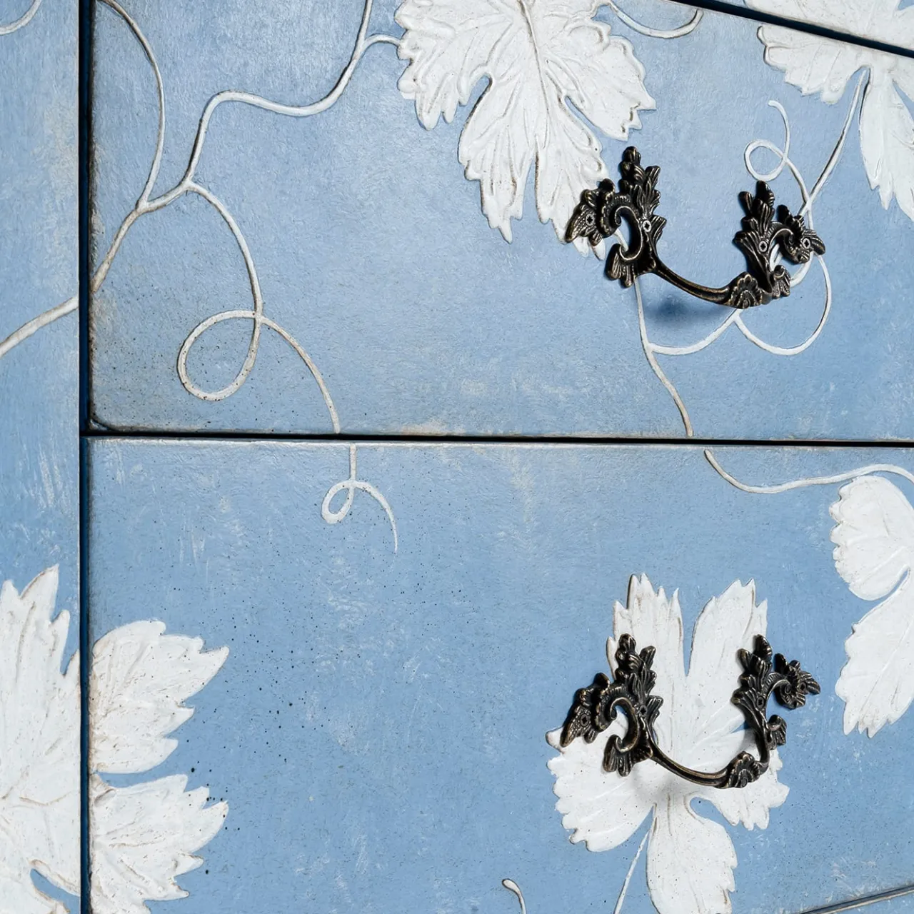 Porte Italia Dressers<Ca'Rezzonico Parma Blue Chest of Drawers