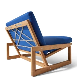 Cassina Outdoor Armchairs<Carlotta Blue Outdoor Armchair
