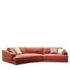 Black Tie Sofas<Carmelo Angular Red-Fabric Sofa