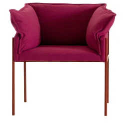 My Home Armchairs<Carmen Carmine Red Armchair by Angeletti Ruzza