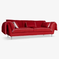 Biosofa Sofas<CASQUET BIO SOFA RASPBERRY AND CREAM BY DDP STUDIO