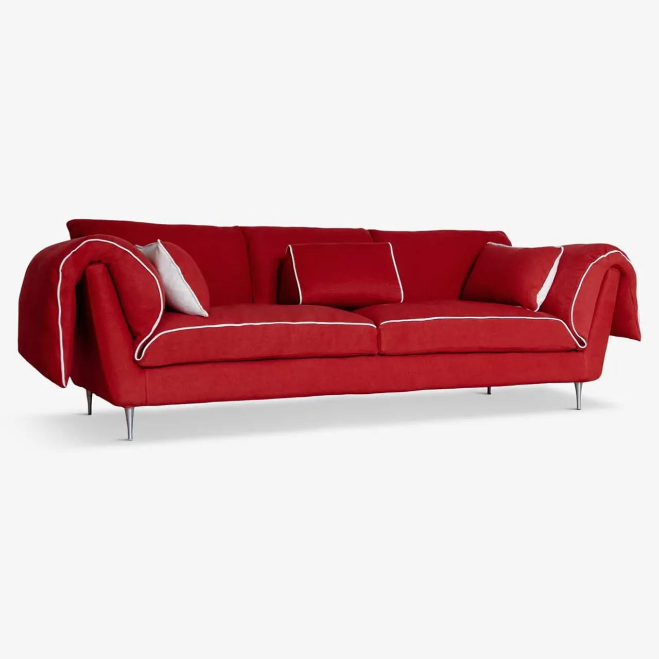 Biosofa Sofas<CASQUET BIO SOFA RASPBERRY AND CREAM BY DDP STUDIO