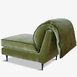 Biosofa Chaises<Casquet Mini in Olive Green Velvet Daybed