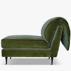Biosofa Chaises<Casquet Mini in Olive Green Velvet Daybed