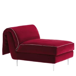 Biosofa Chaises<Casquet Mini in Passion Red Velvet Daybed