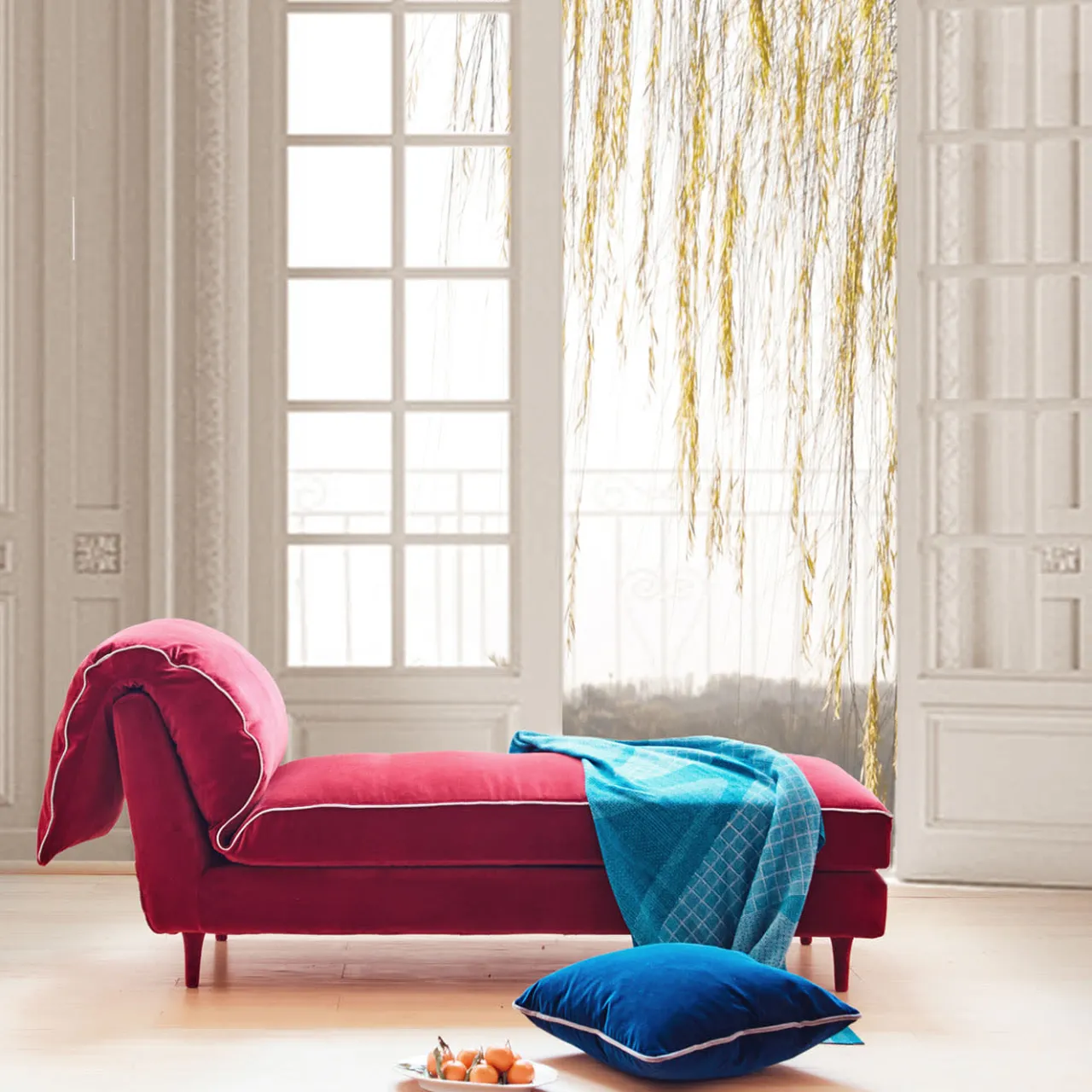 Biosofa Chaises<Casquet Red Passion Velvet Daybed