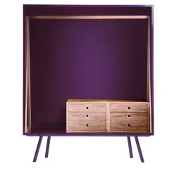 Rubinacci Napoli Dressers<Casson Square Open Cupboard with Drawers by Daniele della Porta