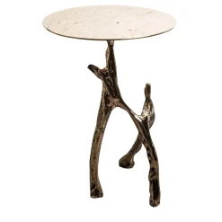 BAU Design Side Tables<Cast Bronze Scultura Side Table