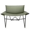 DareForma Lounge Chairs<Caterina Green Leather Lounge Chair