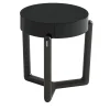 CPRN Homood Nightstands<Cecil Black wood night table