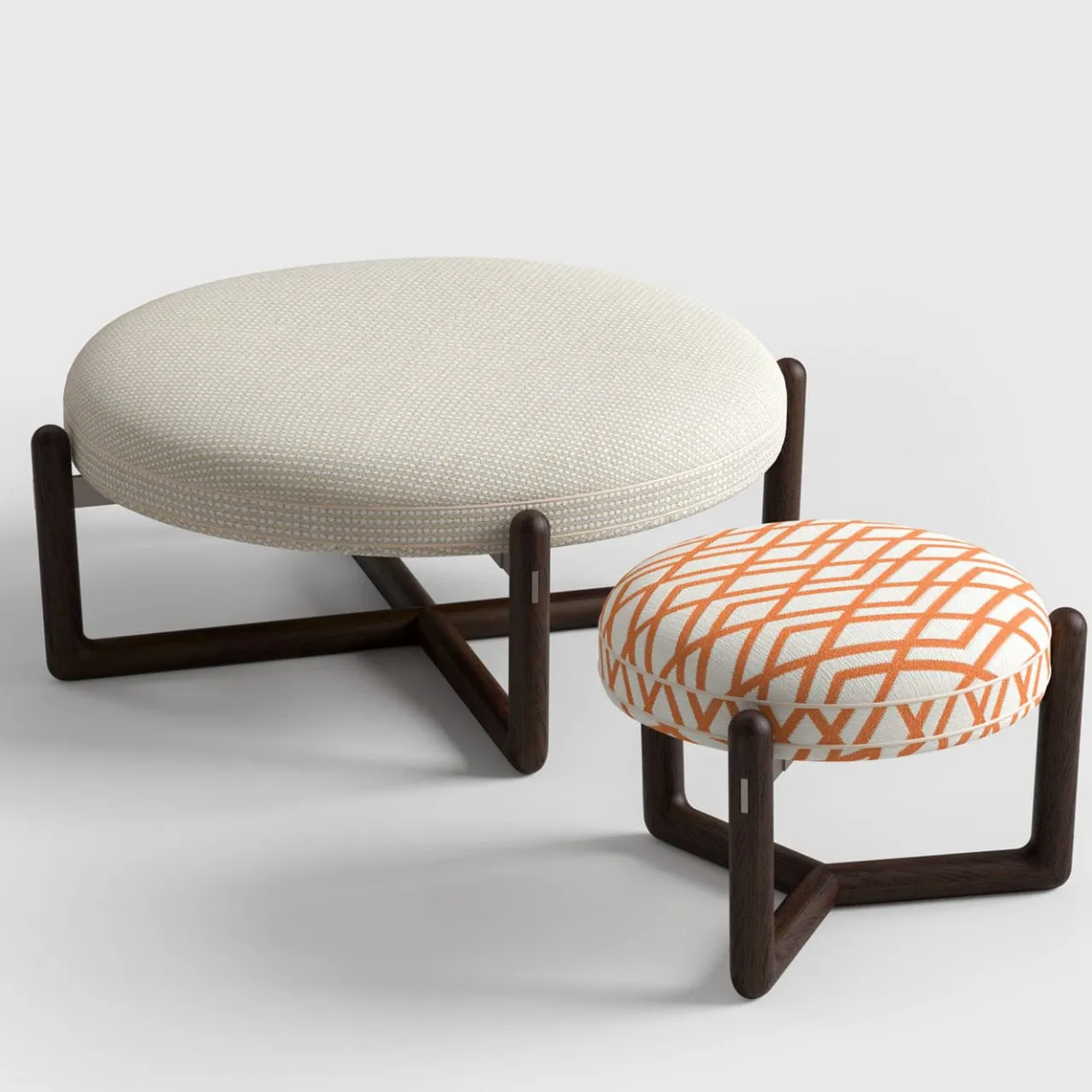 CPRN Homood Outdoor Chairs & Stools<Cecil L White iroko wood outdoor pouf