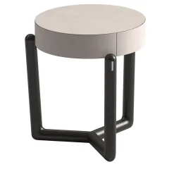 CPRN Homood Nightstands<Cecil White wood night table