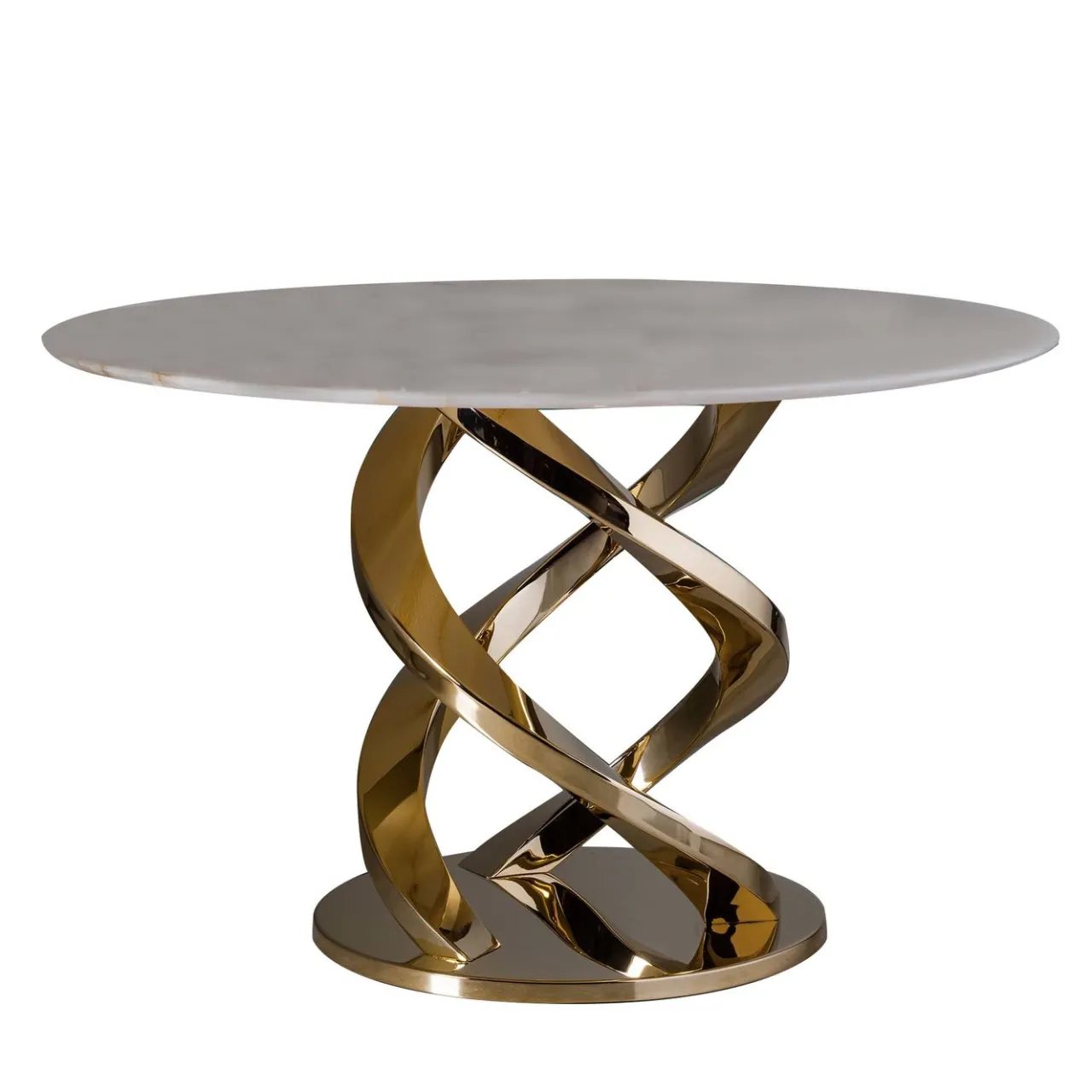 Villari Dining Tables<Cerberus Dining Table with Onyx Gold Marble Top