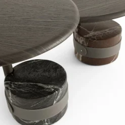 Morica Design Coffee Tables<Champignon Small Side Table with Lepanto Red Marble Base