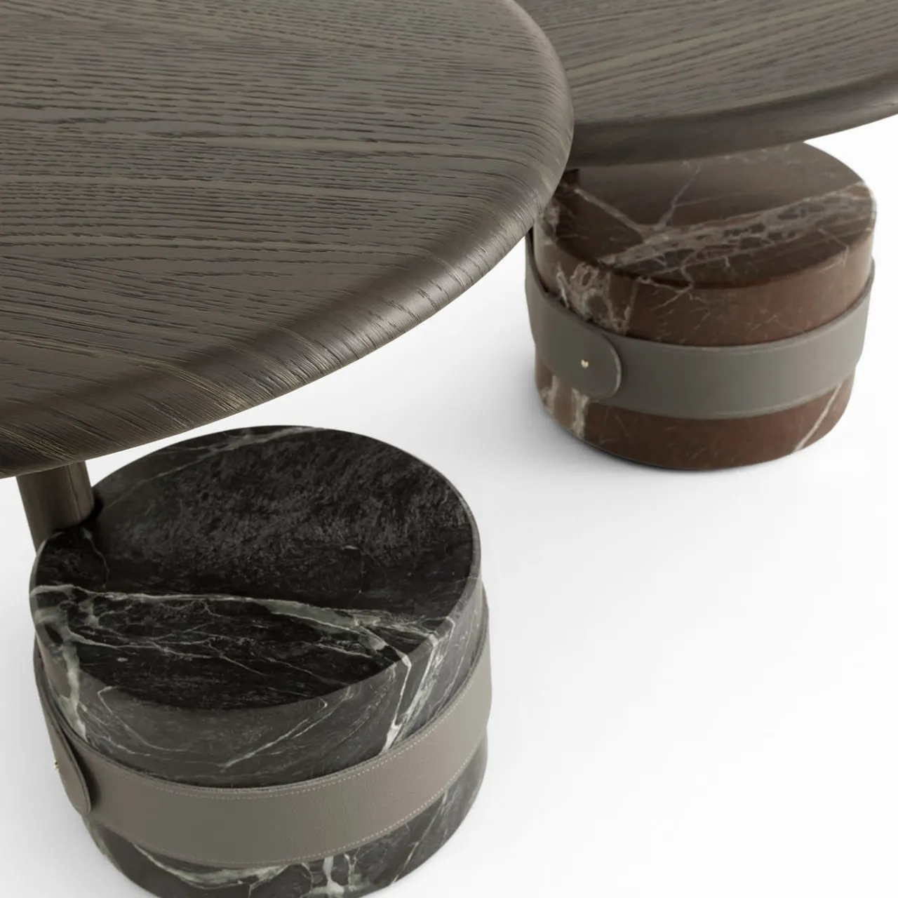 Morica Design Coffee Tables<Champignon Small Side Table with Lepanto Red Marble Base