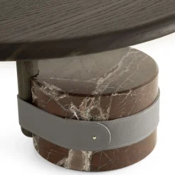 Morica Design Coffee Tables<Champignon Small Side Table with Lepanto Red Marble Base