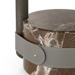 Morica Design Coffee Tables<Champignon Small Side Table with Lepanto Red Marble Base