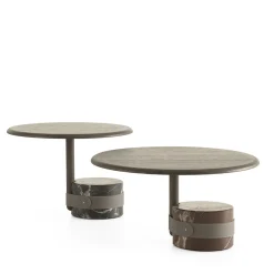 Morica Design Coffee Tables<Champignon Small Side Table with Lepanto Red Marble Base