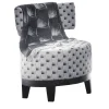 K-3 by Kenzo Takada Lounge Chairs<Charles K Black and White Lounge Chair