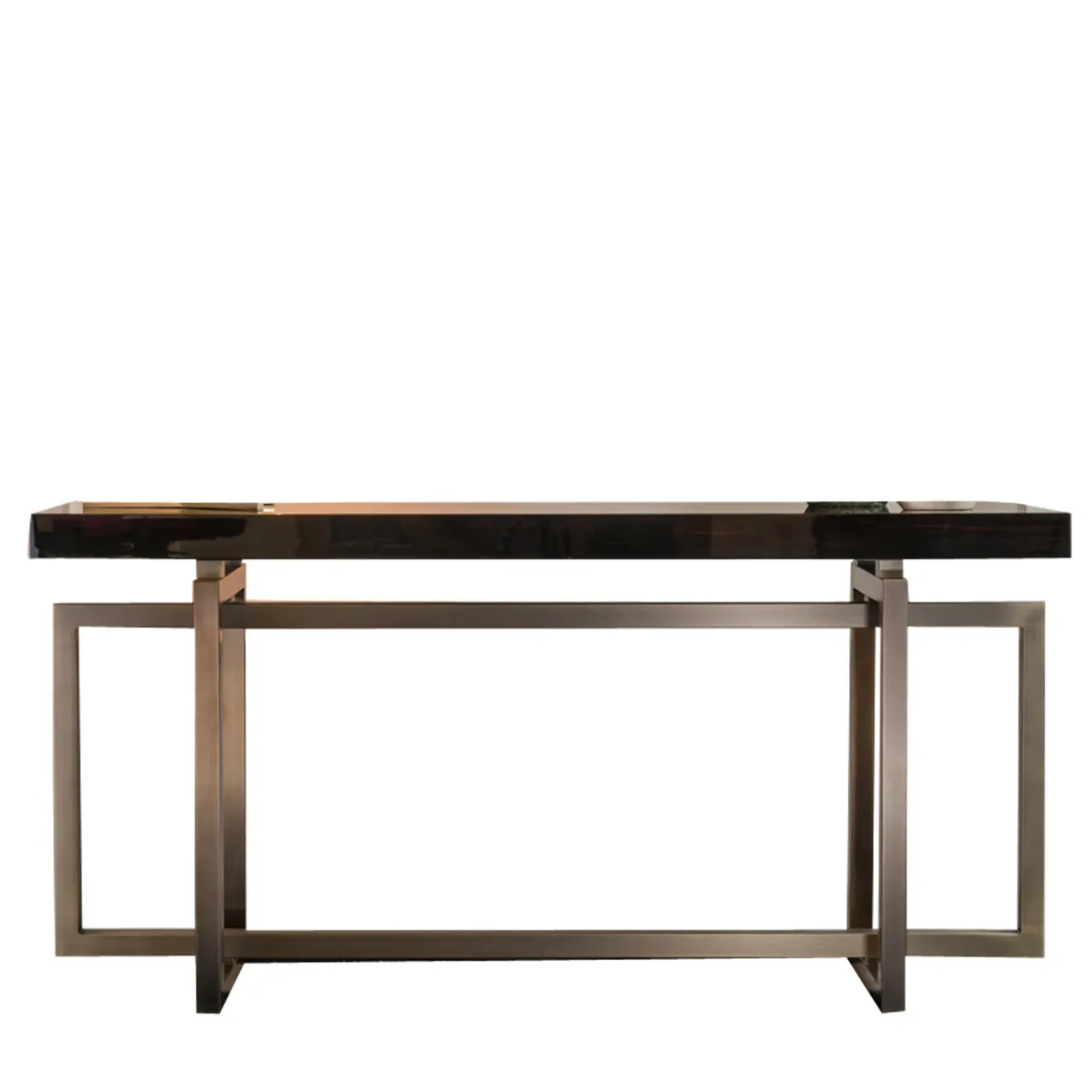 DOM Edizioni Consoles<Charlotte Console With Bronzed Metal Base