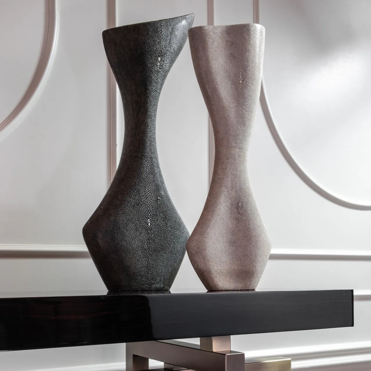 DOM Edizioni Consoles<Charlotte Console With Bronzed Metal Base