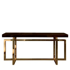 DOM Edizioni Consoles<Charlotte Console With Brass-Plated Metal Base