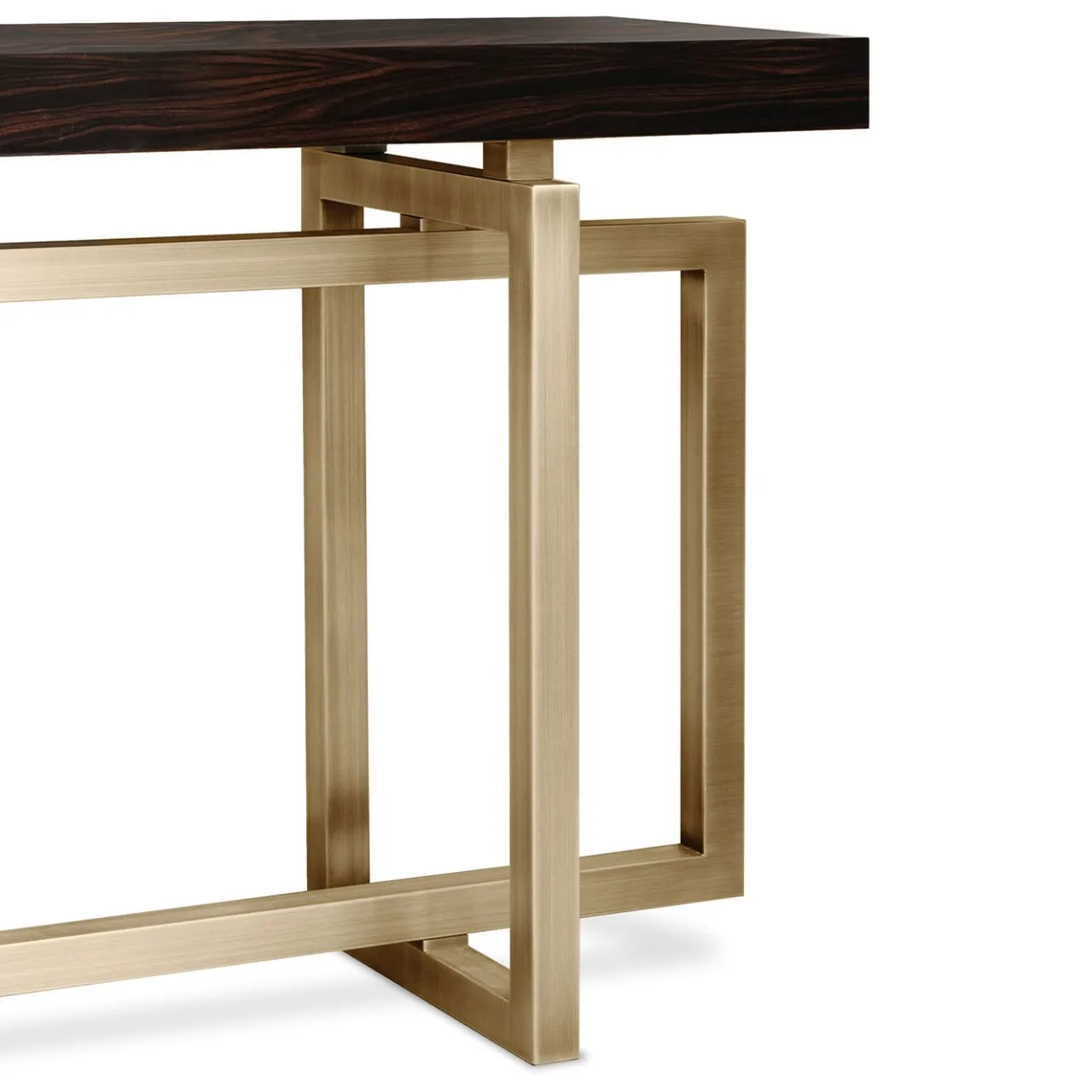 DOM Edizioni Consoles<Charlotte Console With Brass-Plated Metal Base