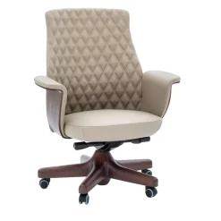 Viganò & C. Office Chairs<CHARME BEIGE EXECUTIVE CHAIR