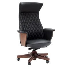 Viganò & C. Office Chairs<CHARME BLACK EXECUTIVE CHAIR