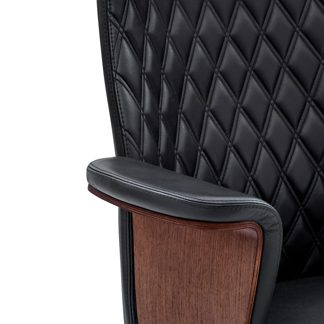 Viganò & C. Office Chairs<CHARME BLACK EXECUTIVE CHAIR