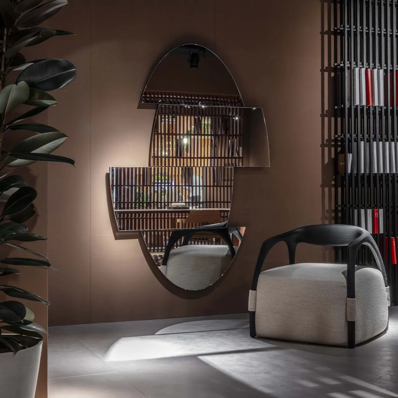 Durame Armchairs<Chassis Black Ash Solid Wood Armchair & Fabric Upholstery