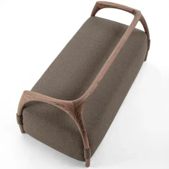Durame Sofas<Chassis Wood Frame and Brown Fabric Sofa