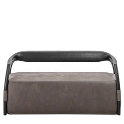 Durame Sofas<Chassis Wood Frame and Gray Leather Sofa