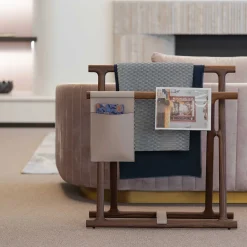 Pinetti Coat Stands<Chelsea Walnut Blanket Holder