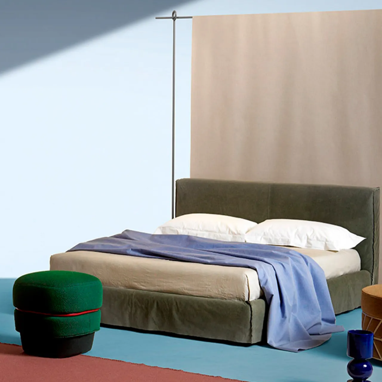My Home Ottomans & Poufs<Chemise Green Pouf by Studio Li-Do