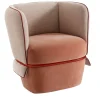My Home Armchairs<Chemise Pink and Beige Armchair by Studio LI_DO