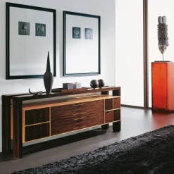 Annibale Colombo Sideboards Buffets<Cherry and Ebony Sideboard