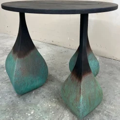 Cesare Ferrari Atelier Bistro Tables<Chess 3-Leg Round Shaded Metal Table