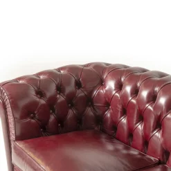 Mantellassi 1926 Sofas<Chesterfield bordeaux leather sofa